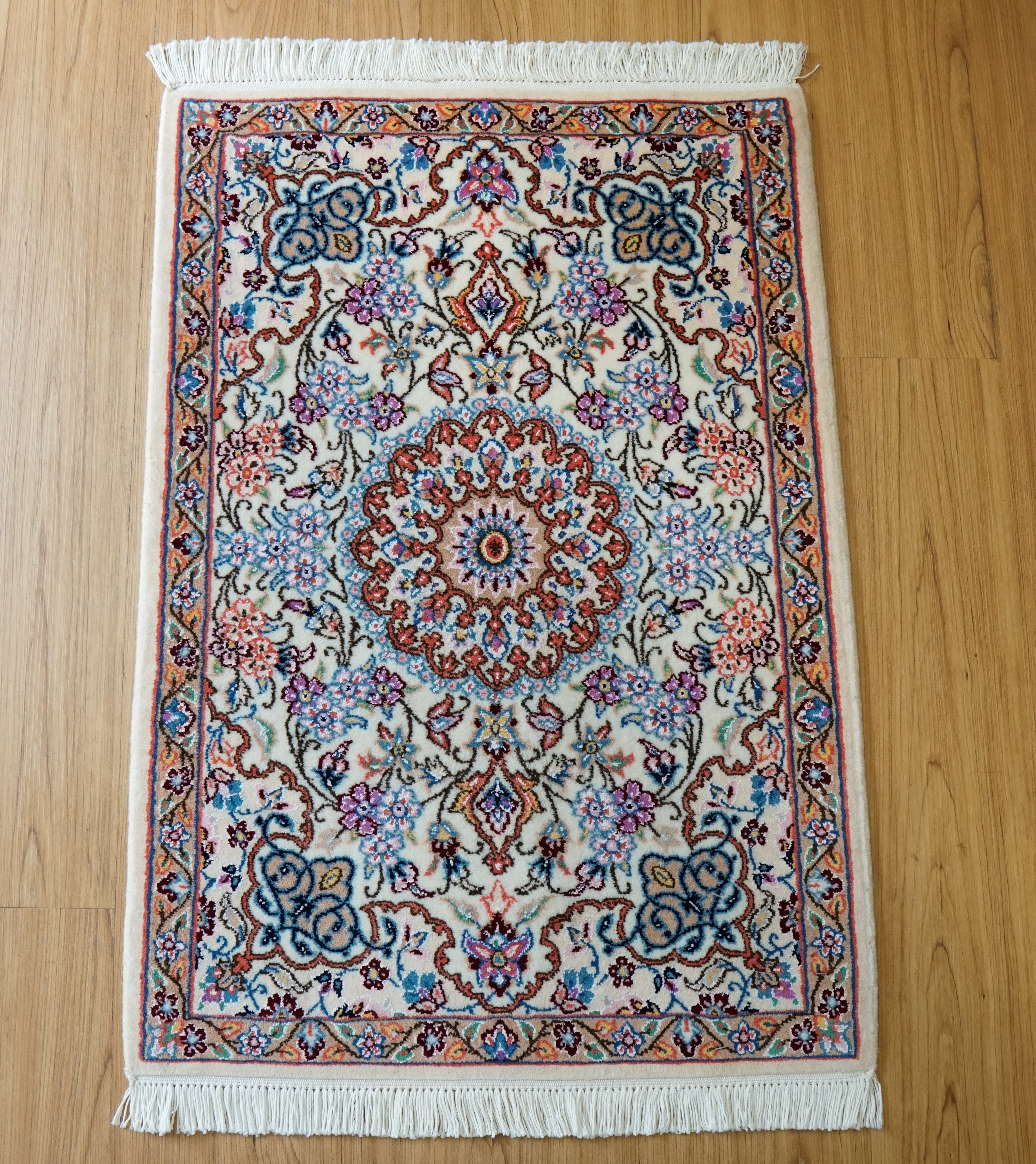 54×42cm アフガニスタン絨毯 Fine カールモハメディ トライバルラグ