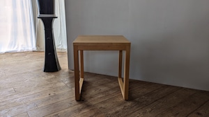 Vintage Oak Square Side Table　送料込