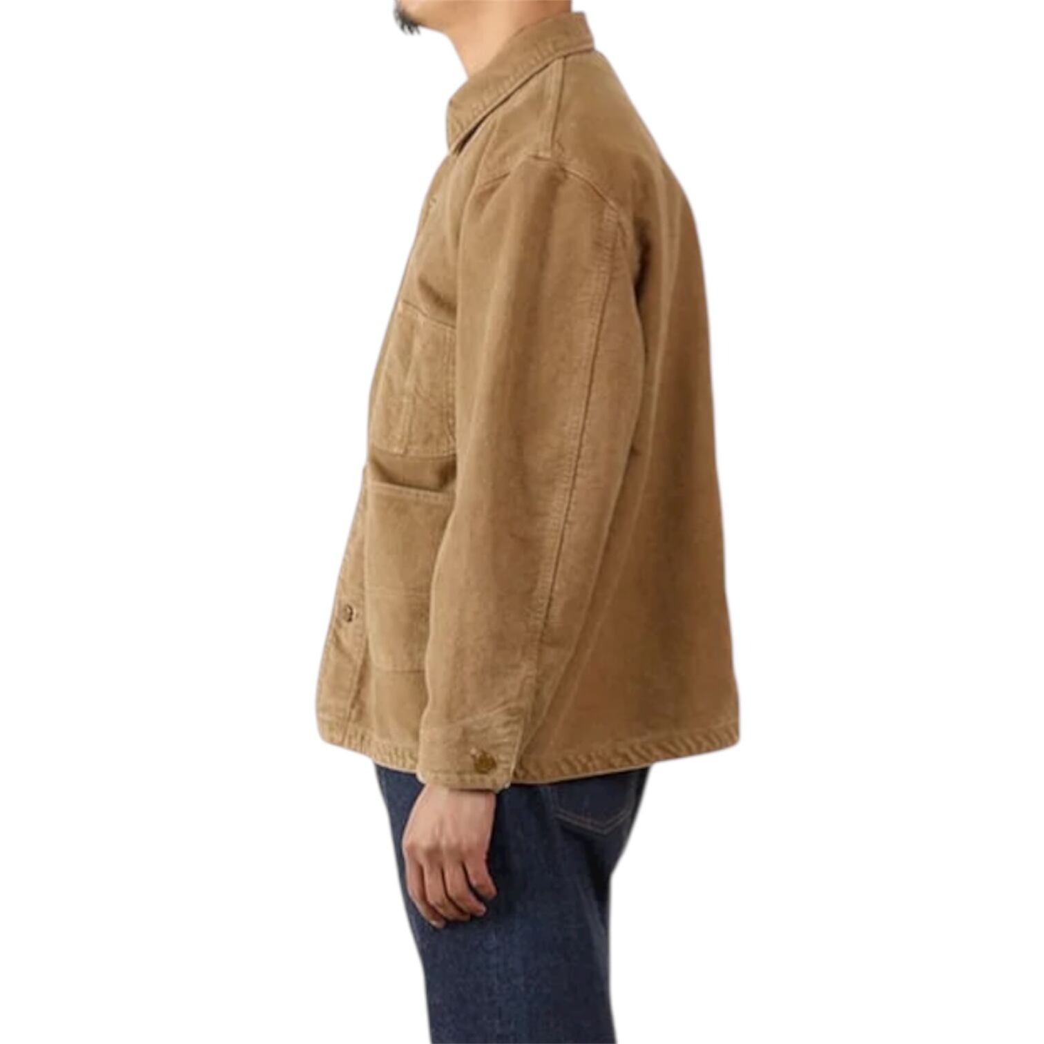 REMI RELIEF / Moleskin Coverall Jacket Beige | 【FLAGS】メンズ