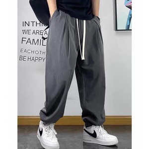 Balloon silhouette wide pants 0777