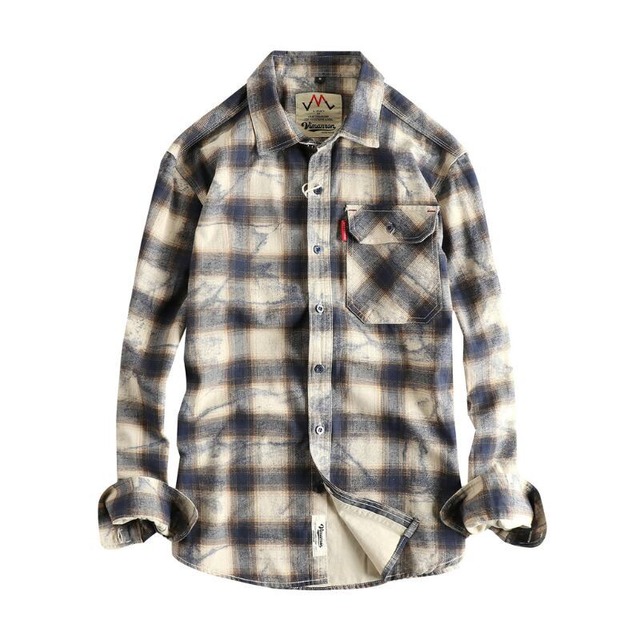 Plaid casual shirt 21125
