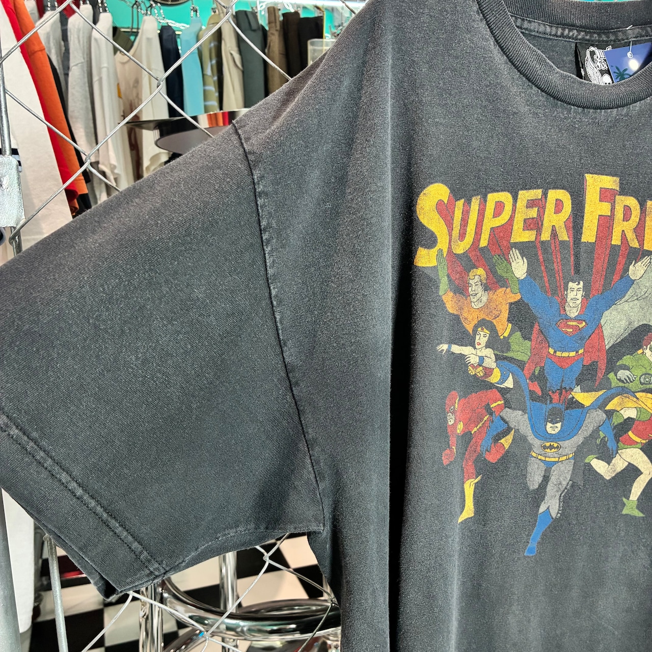 00s ALSTYLE DC WARNER BROS superman ロゴTシャツ
