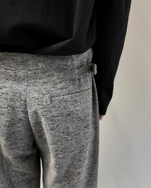 【Maison Margiela】cropped nep grey pants