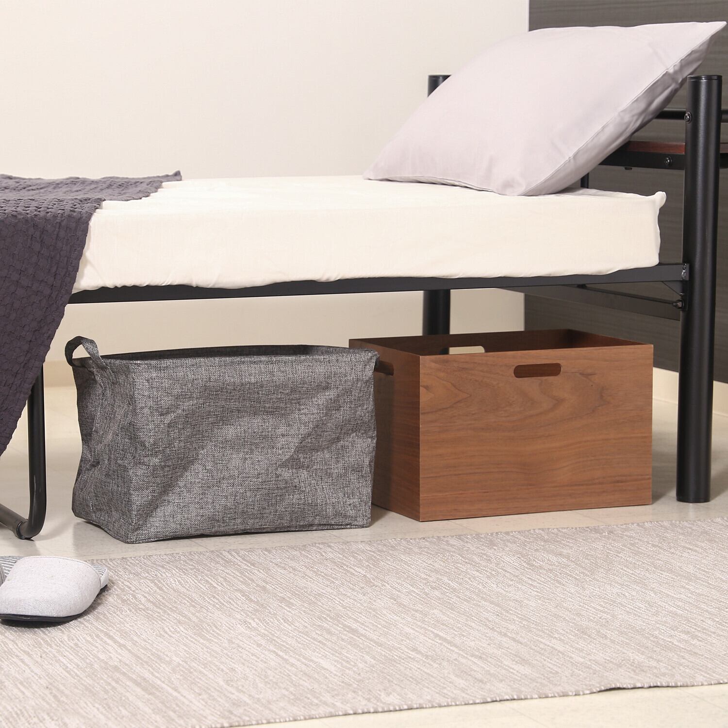 14748）宮付 シングルベッド タンテ ブラック | ショップ東海 家具ショップ