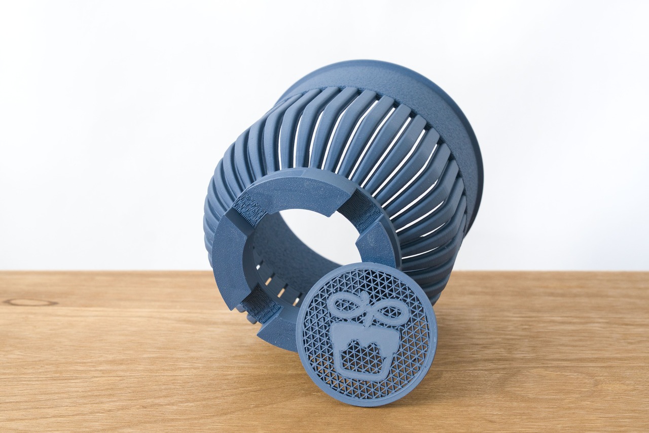 ハンギングみらい鉢(4号サイズ)｜ネイビー