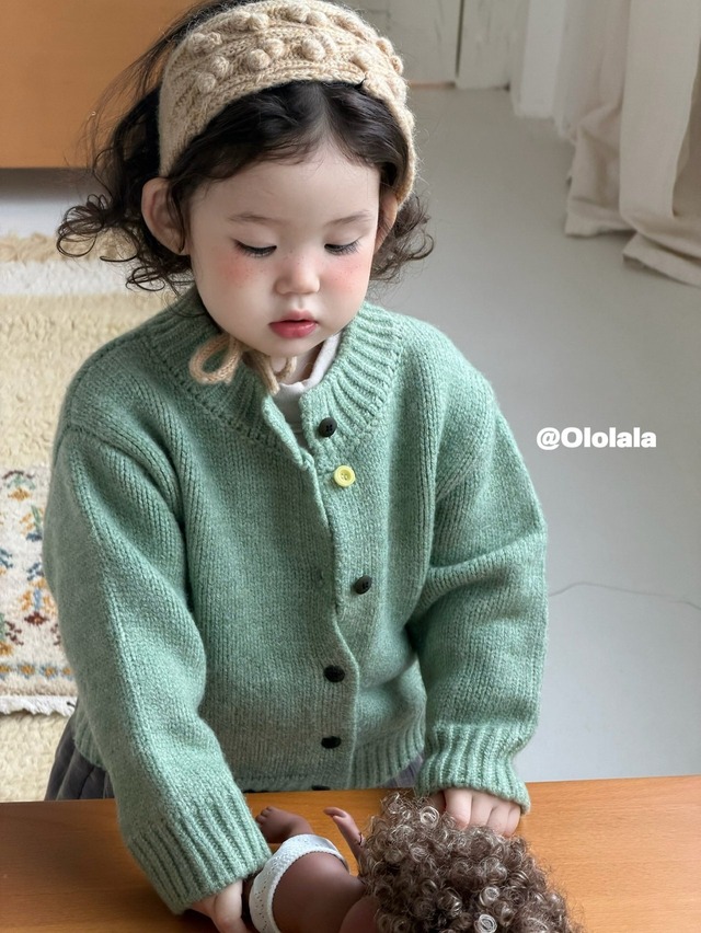 Ololala (by aiai)［取寄］bery knit cardigan 26winter