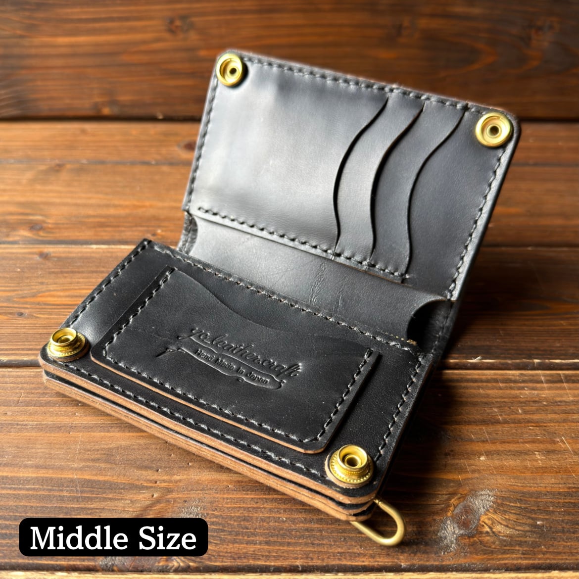 【Trucker Wallet〝THE RUGGED〟ーMIDDLE/ホースバット】
