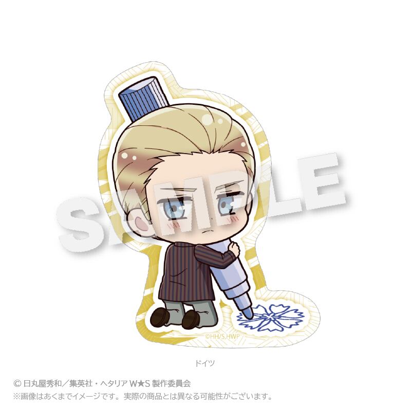 ヘタリア World☆Stars」ミニキャラステッカー おえかきっちょ