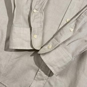 90s 00s Polo by Ralph Lauren ポロ ラルフローレン PHILIP 無地 長袖 ワイシャツ ドレスシャツ 41-84 /ベージュ系 メンズ ビンテージ