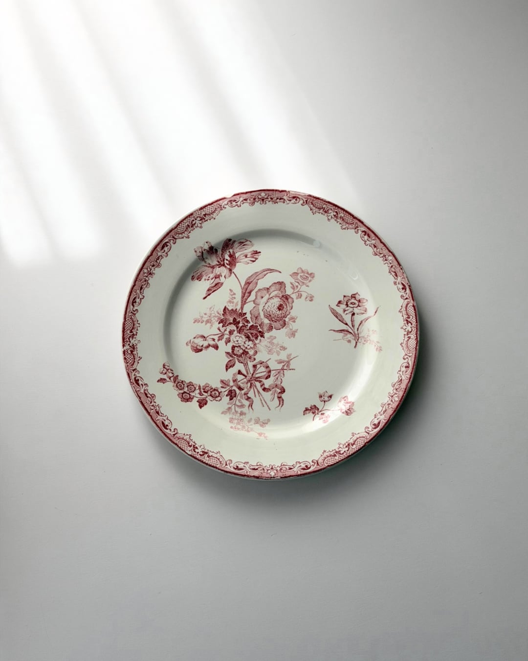 Sarreguemines サルグミンヌ / “FONTANGES” 平皿プレート