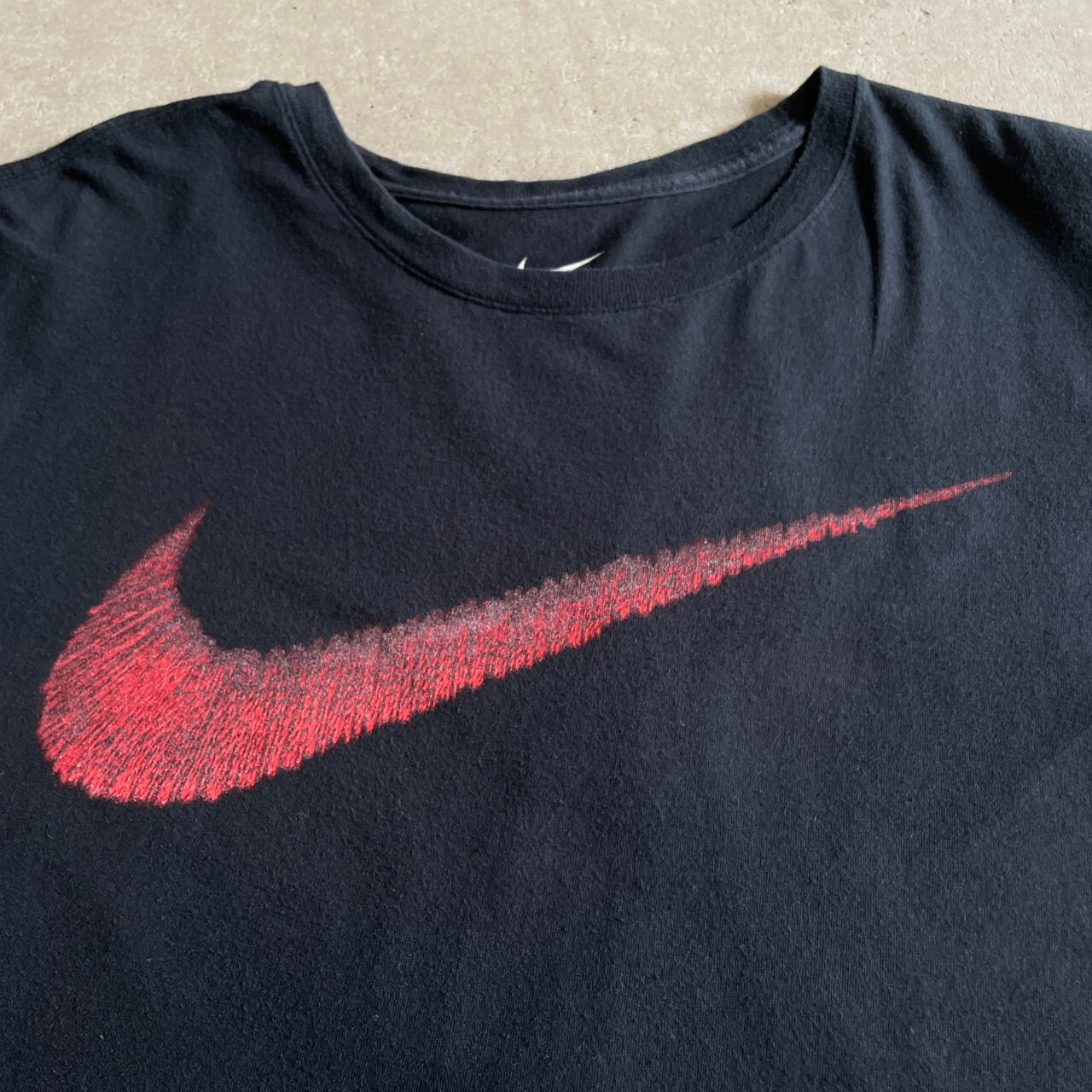 NIKE ナイキ ビッグスウォッシュ ロゴプリント Tシャツ メンズXL 古着 