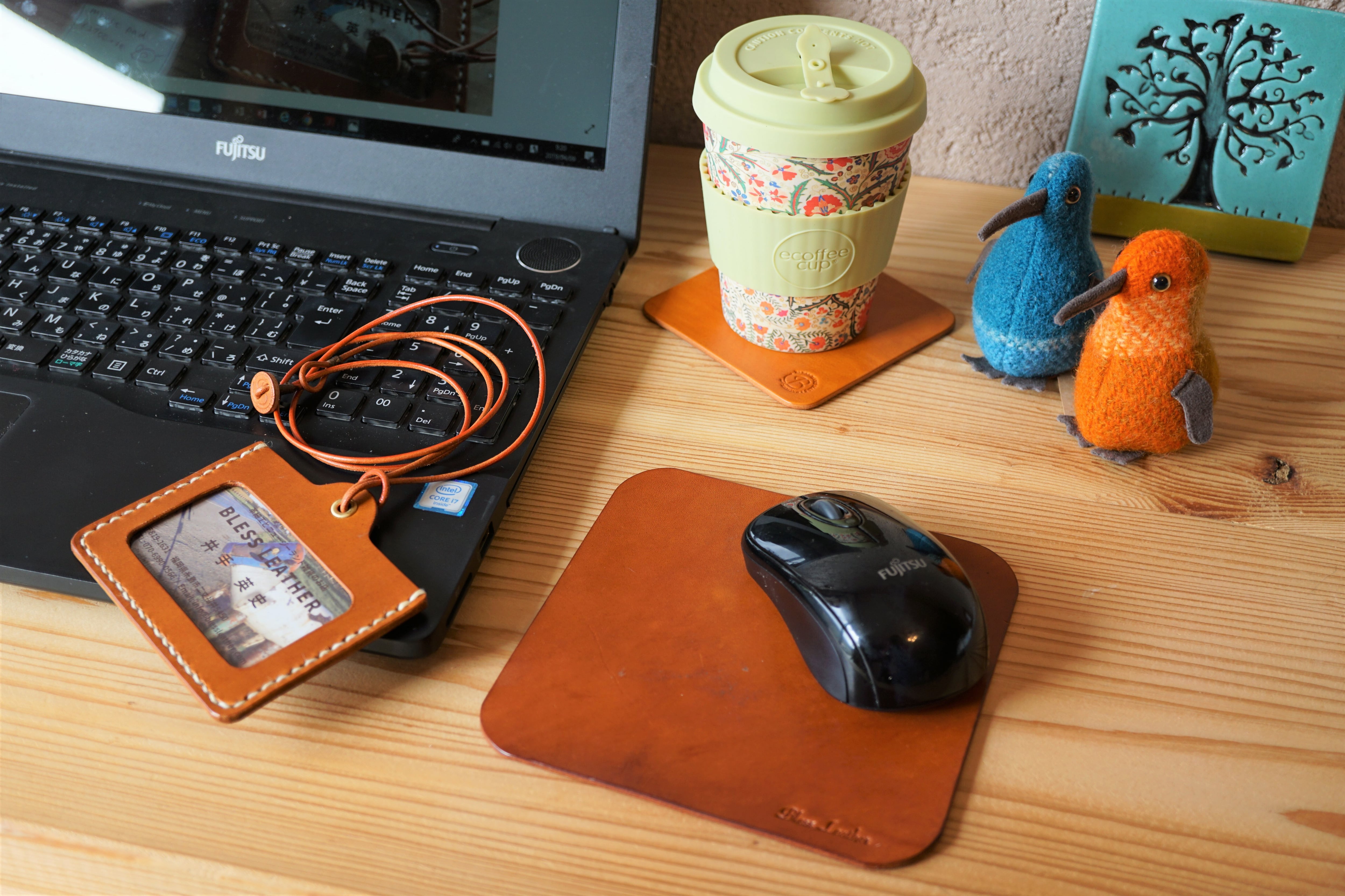 マウスパッド（Mサイズ） | 革細工とニュージーランド雑貨のお店 BLESS