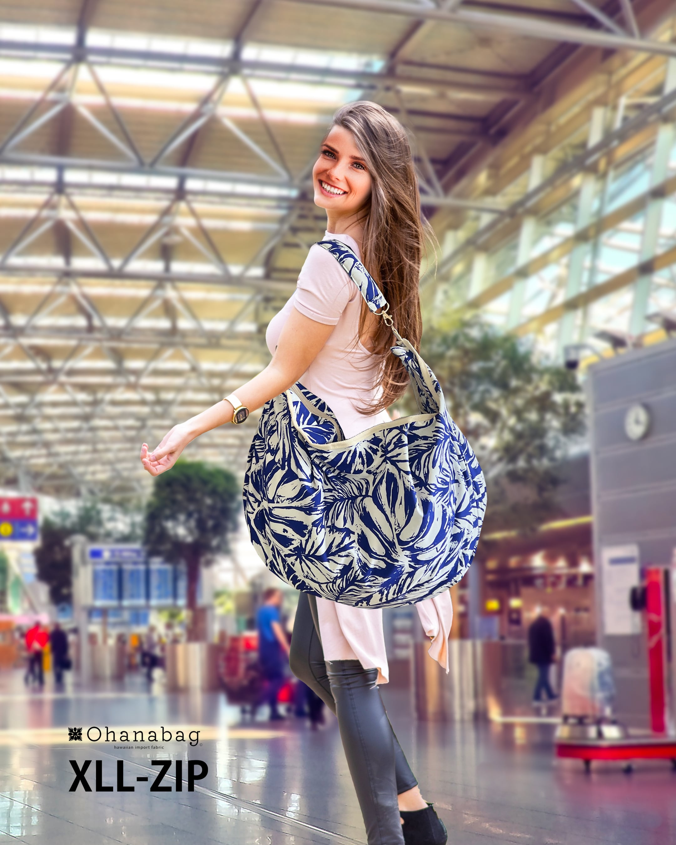 【XLL-ZIP・プナヘレ】Hawaiian Ohana Bag/ XLL-ZIP_007