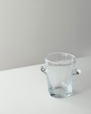 french vintage glass　/　バブルガラスのアイスペール