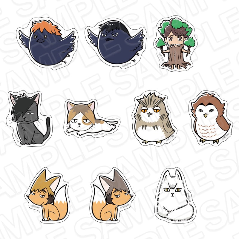 アニメ「ハイキュー!!」 ダイカットマグネット BOX 全10種