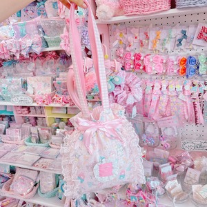 【F1】63-11 2wayフリル巾着バッグ大(ショルダーひも別売)