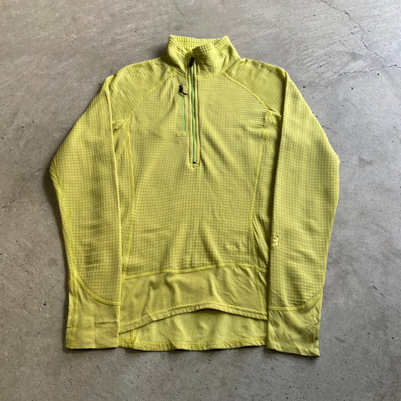 SALE/ patagonia パタゴニア R1 レギュレーター フリースジャケット 防寒  アウトドア ハーフジップ オレンジ (メンズ M)   N7259