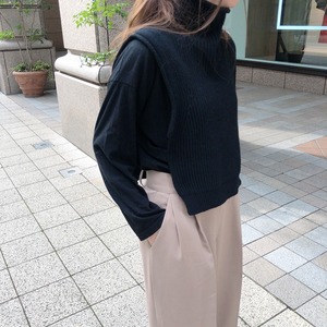 Basic long tee /black (12月下旬頃発送予定)