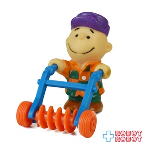 マクドナルド ピーナッツ チャーリー・ブラウン シードバン＆テマクドナルド ピーナッツ チャーリー・ブラウン シードバン＆ティラー ミールトイ 1989 ※パーツ欠ィラー ミールトイ 1989