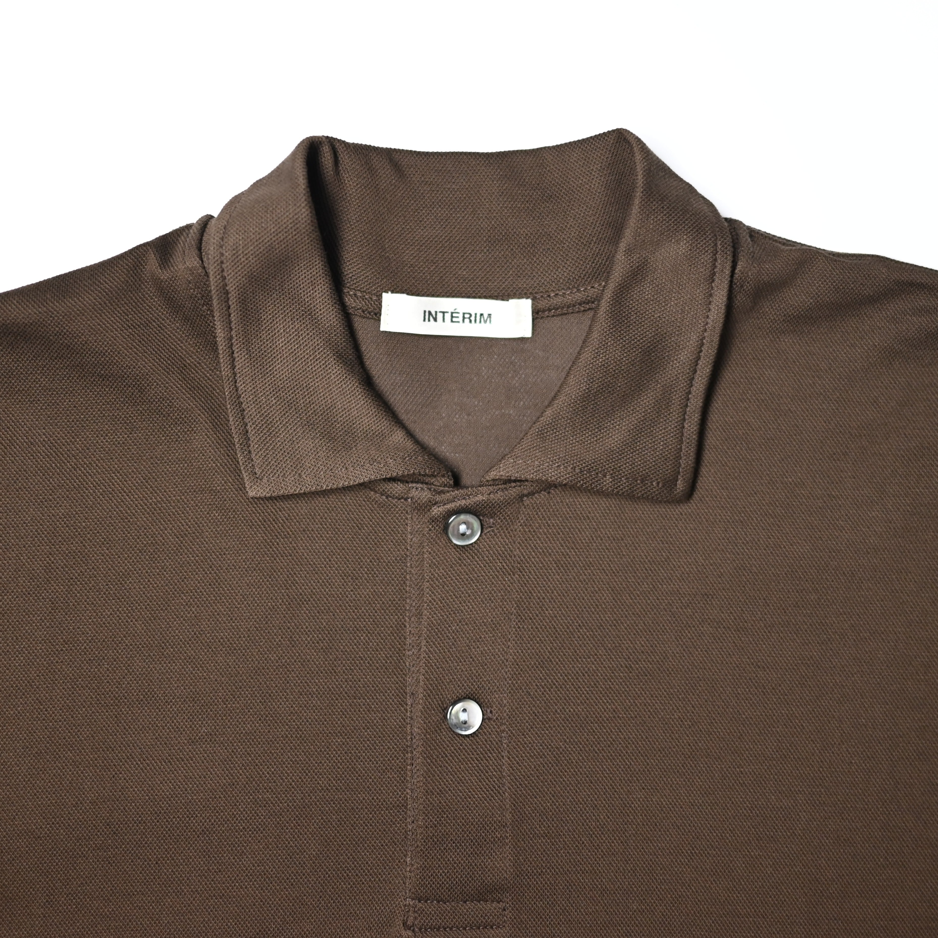 INTERIM / HIGH GAUGE SEA ISLAND PIQUE HYPER BIG POLO SHIRT | GANKO