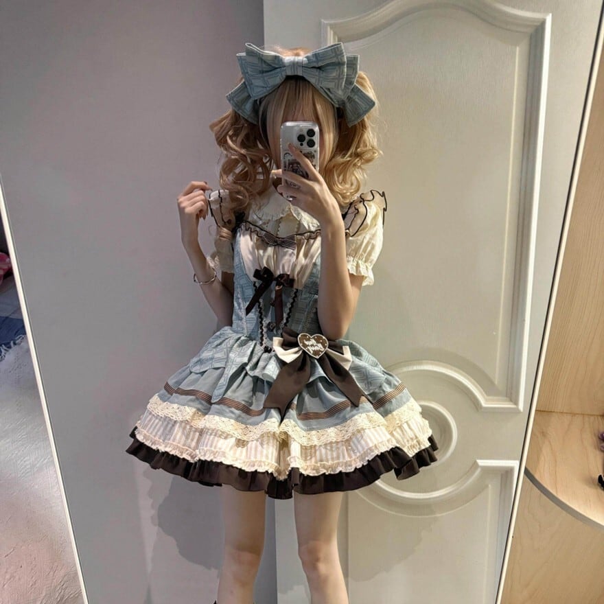 ロリータファッション 甘ロリミントチョコワンピース | ロリィタ