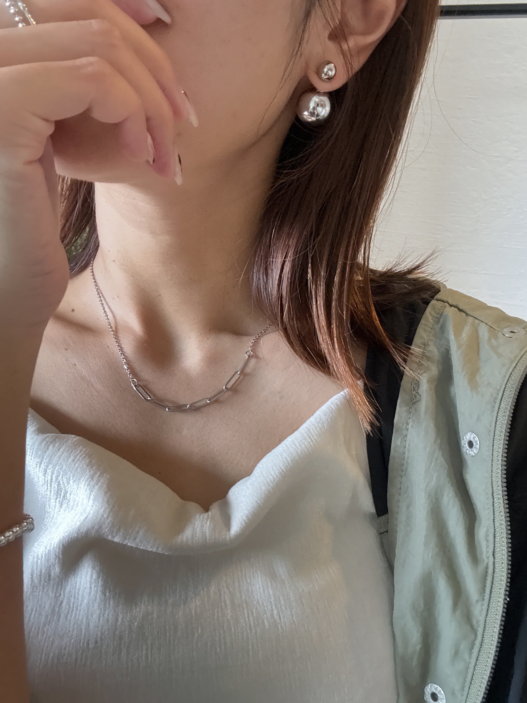 ss ラウンドボールピアス | joie