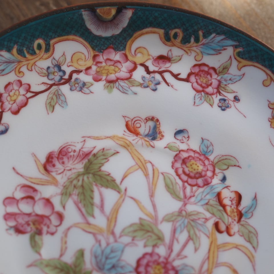 希少フランスアンティーク サルグミンヌ ミントン215 ソーサー F2