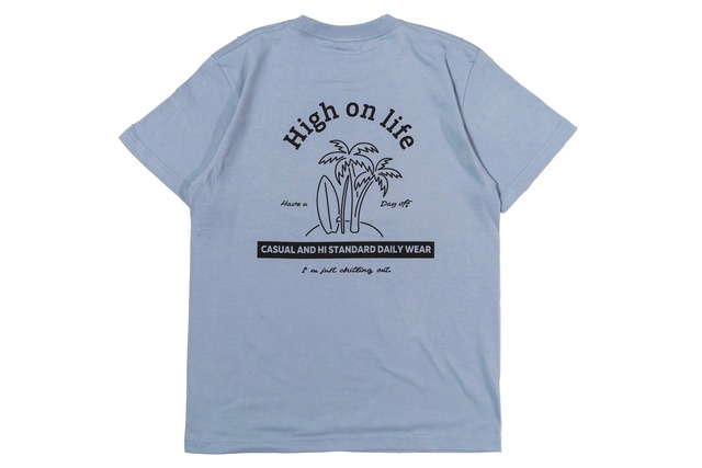 新色【high on life T-shirt】/ acid blue