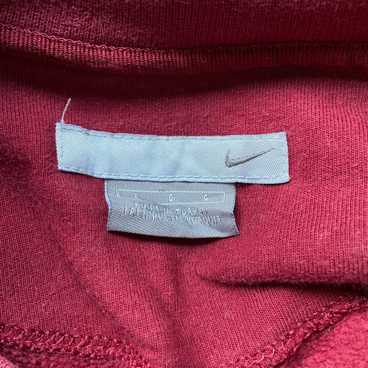 00年代 NIKE ナイキ スモールスウォッシュ ワンポイントロゴ刺繍 