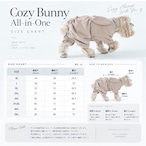 【puppygallery公式】 Cozy bunny all-in-one M-XL