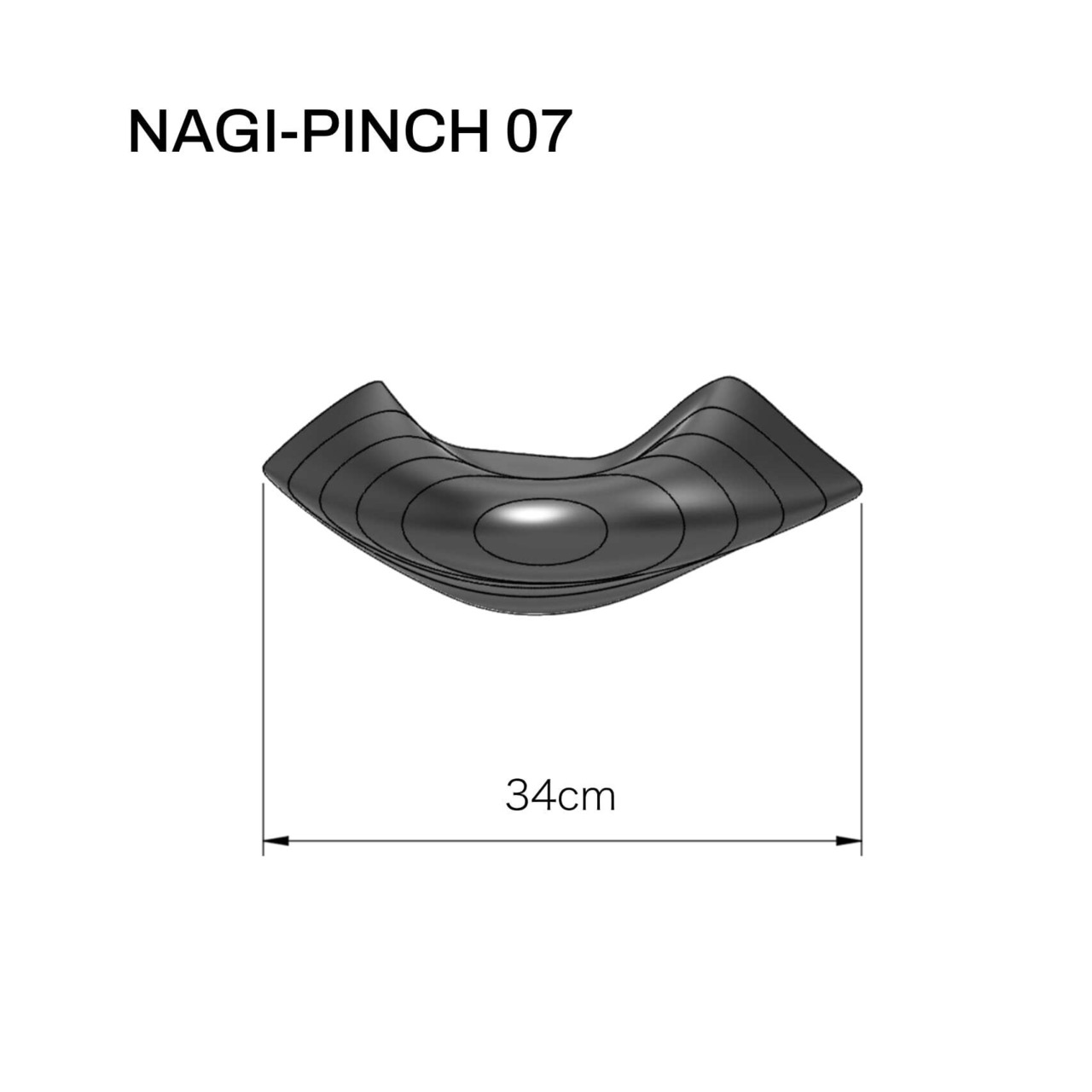 【木製クライミングホールド】NAGI-PINCH 06-07 2P