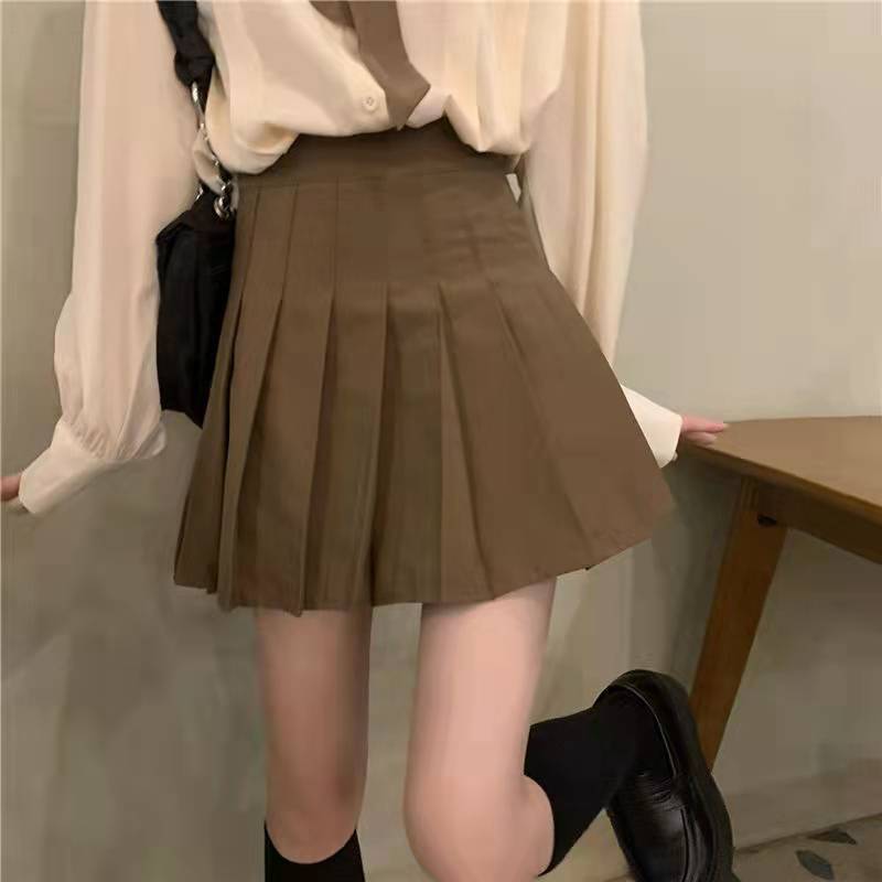学生風 セットアップ 上下セット 2点セット トップス スカート シャツ
