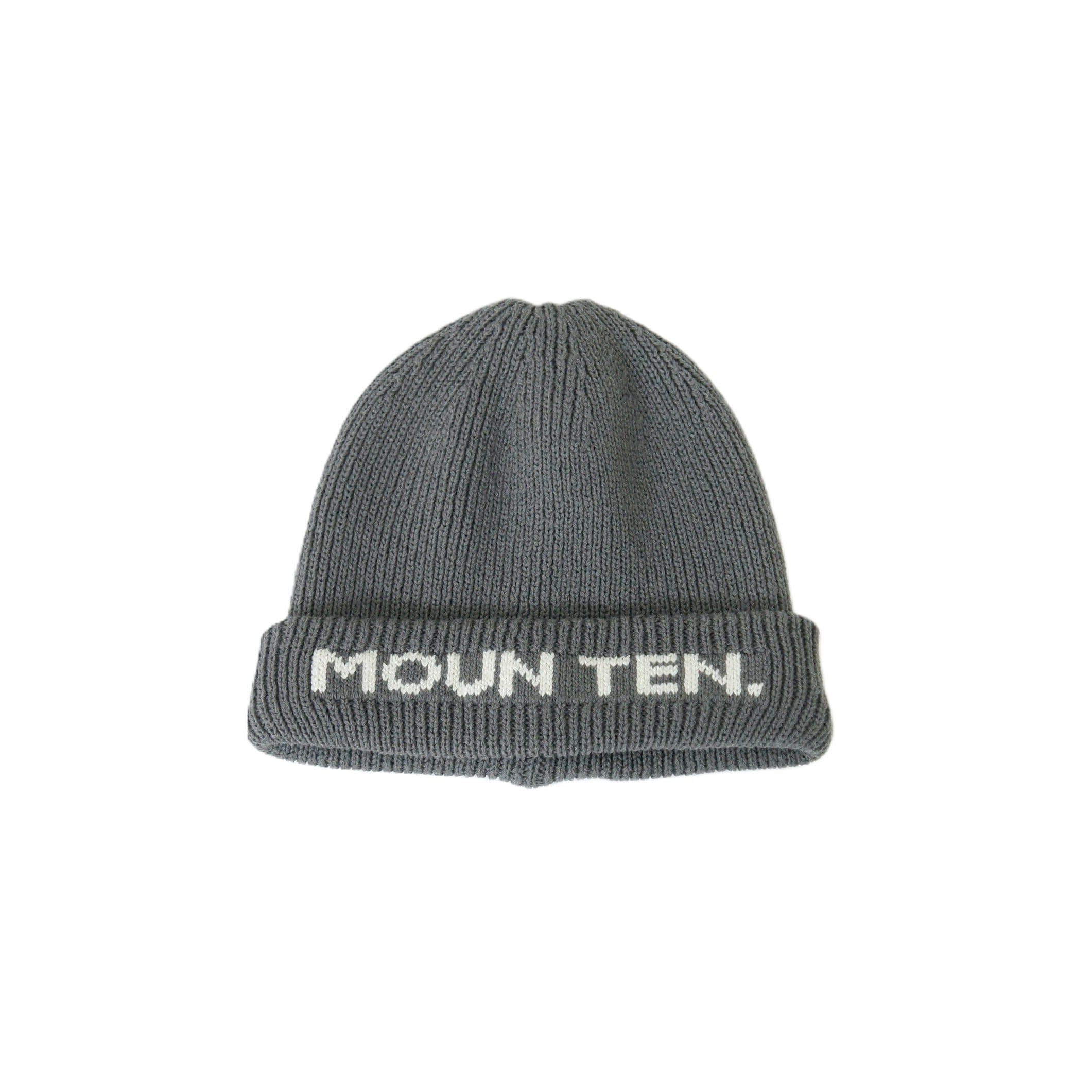 【 MOUN TEN. 26SS 】 MOUN TEN. watch cap / MA74-1958a / charcoal
