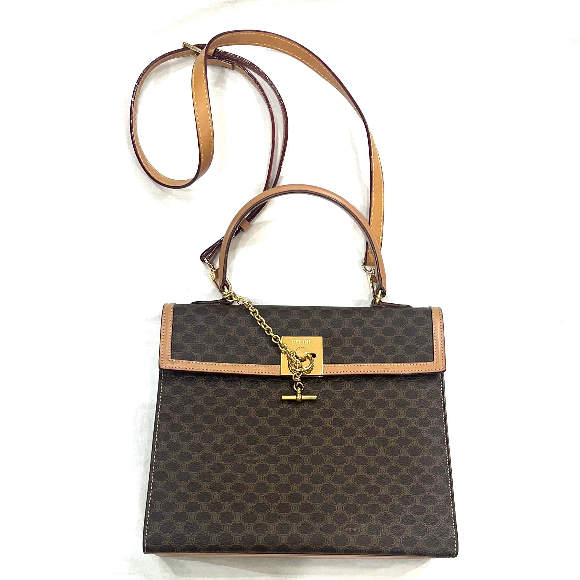 CELINE】1864 VINTAGE CELlNE ヴィンテージ マカダム柄 ショルダー