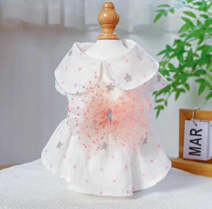 《予約》3101461 水玉レースリボンのラペルワンピ