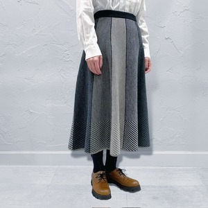 nume 12G WJQ wool herringbone skirt