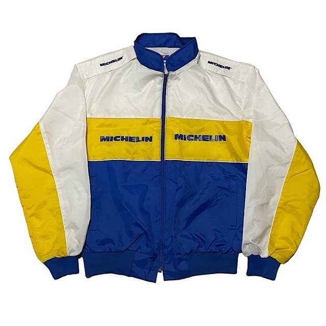 激レア Swingster ビンテージ ミシュランオフィシャル ナイロン レーシングジャケット USA製 MICHELIN OFFICIAL ...
