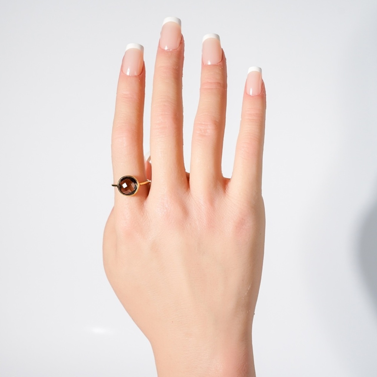 【17号】スモーキークォーツ リング
