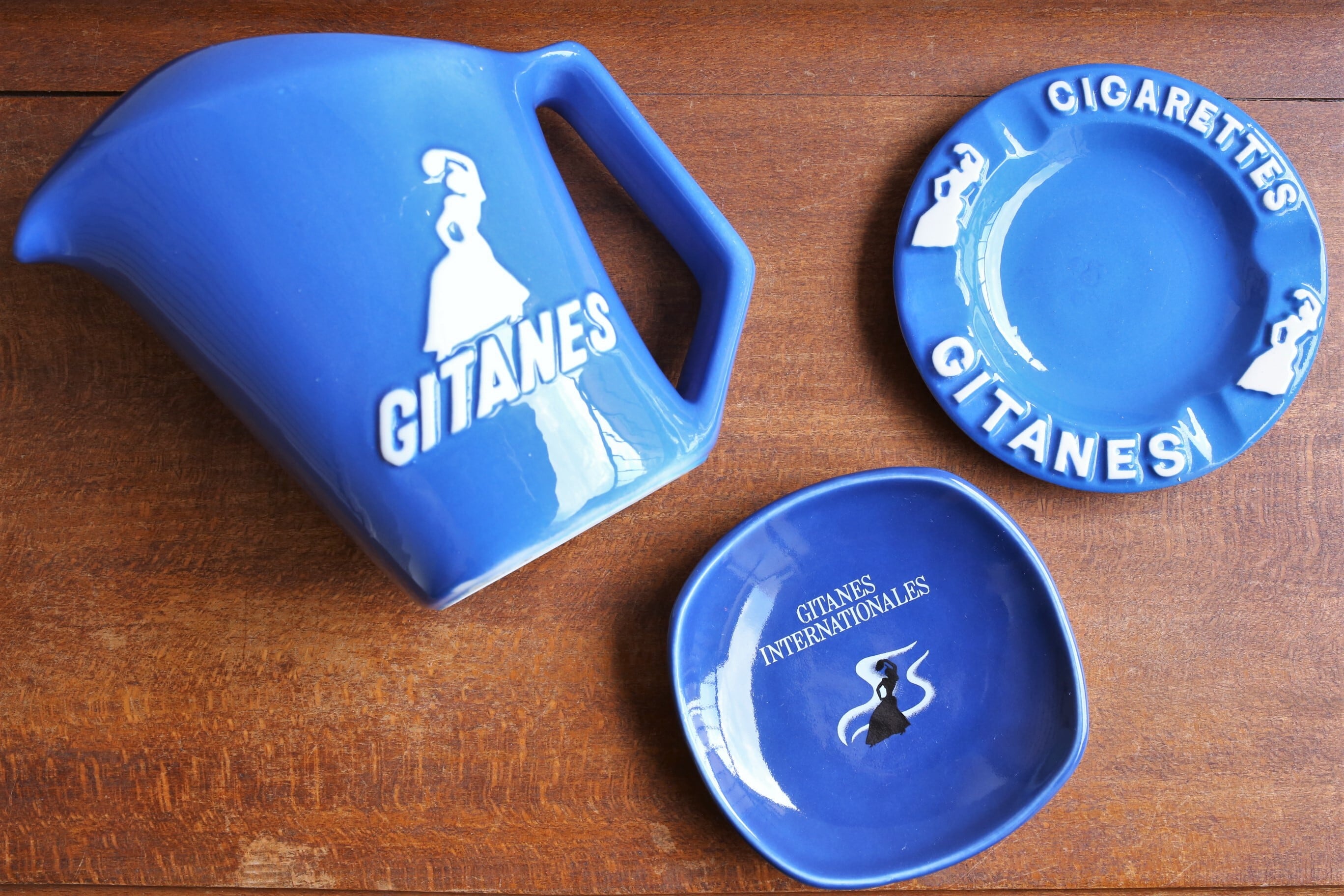 フランス アンティーク ヴィンテージ GITANES ジタン ピシェ 水差し N