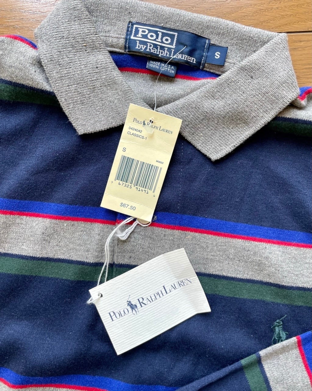 90年代 NOS(新古品) 米国製希少 Polo by Ralph Lauren 長袖