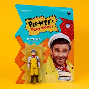 Pee-wee's Playhouse Captain Carl 3 3/4-Inch ReAction Figures