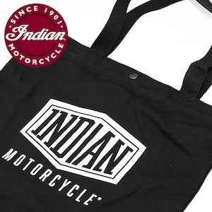 トートバッグ 鞄 ショルダー コットン インディアン モーターサイクル Indian Motorcycle Shield Logo Tote ブラック 2860913 USA アメリカン