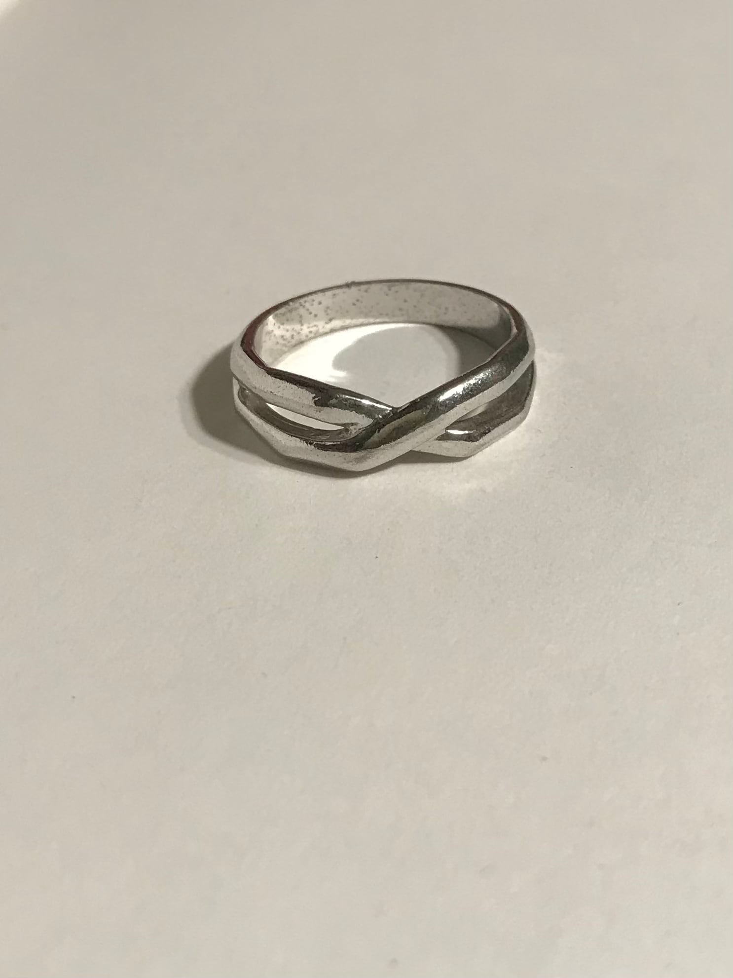 16号】Vintage simple silver ring ( ヴィンテージ シンプル シルバー