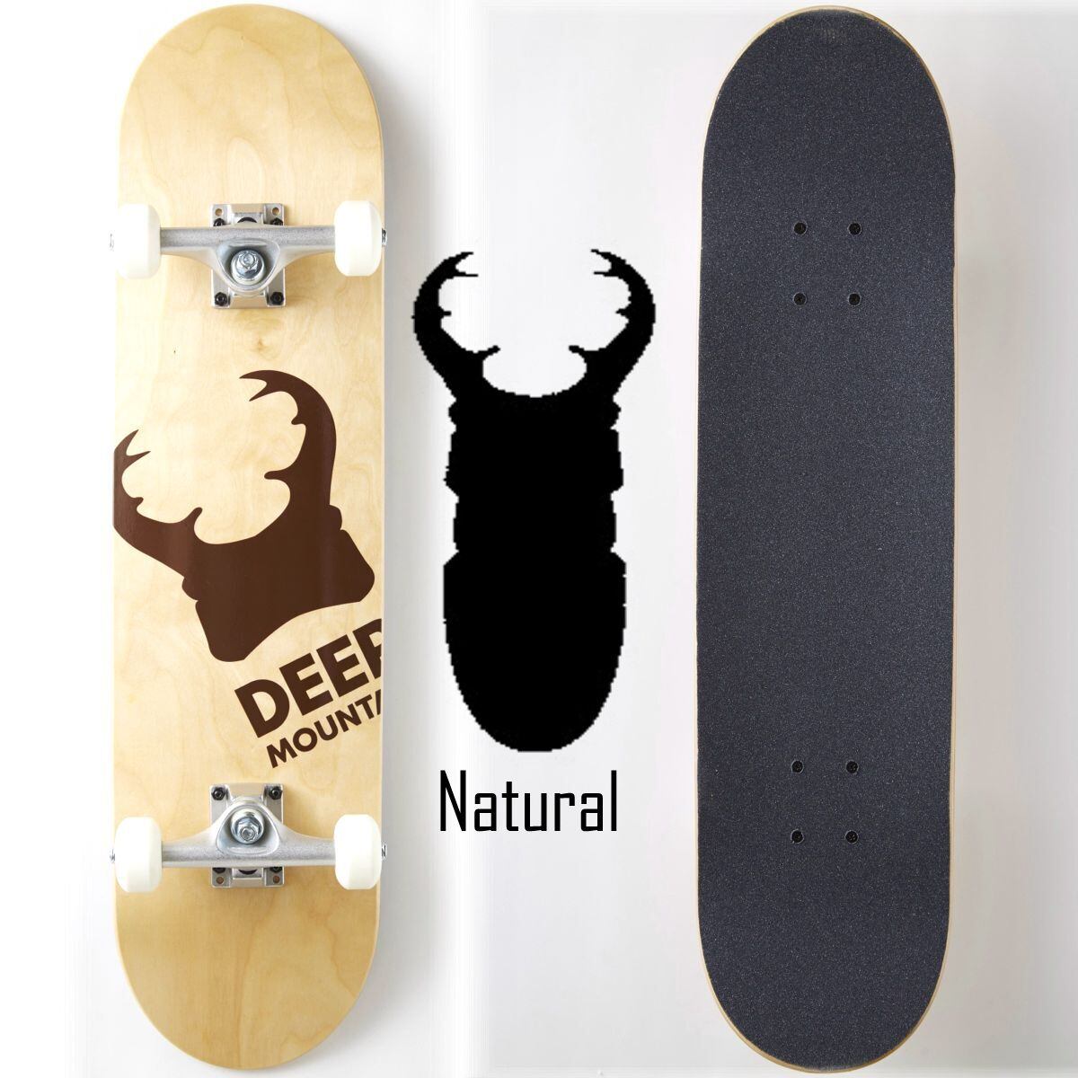 DEEP MOUNTAIN ディープマウンテイン MIYAMA Head Logo スケボー