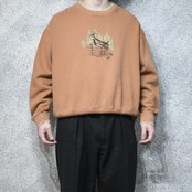 deer embroidery sweat