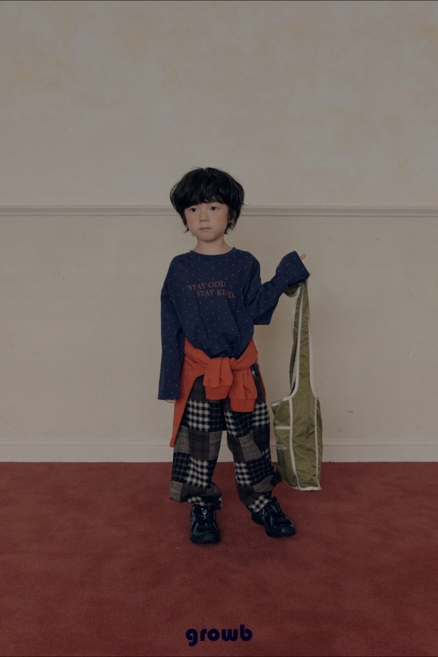 《取寄》パターンパンツ:kids&Jr【growb】※送料無料