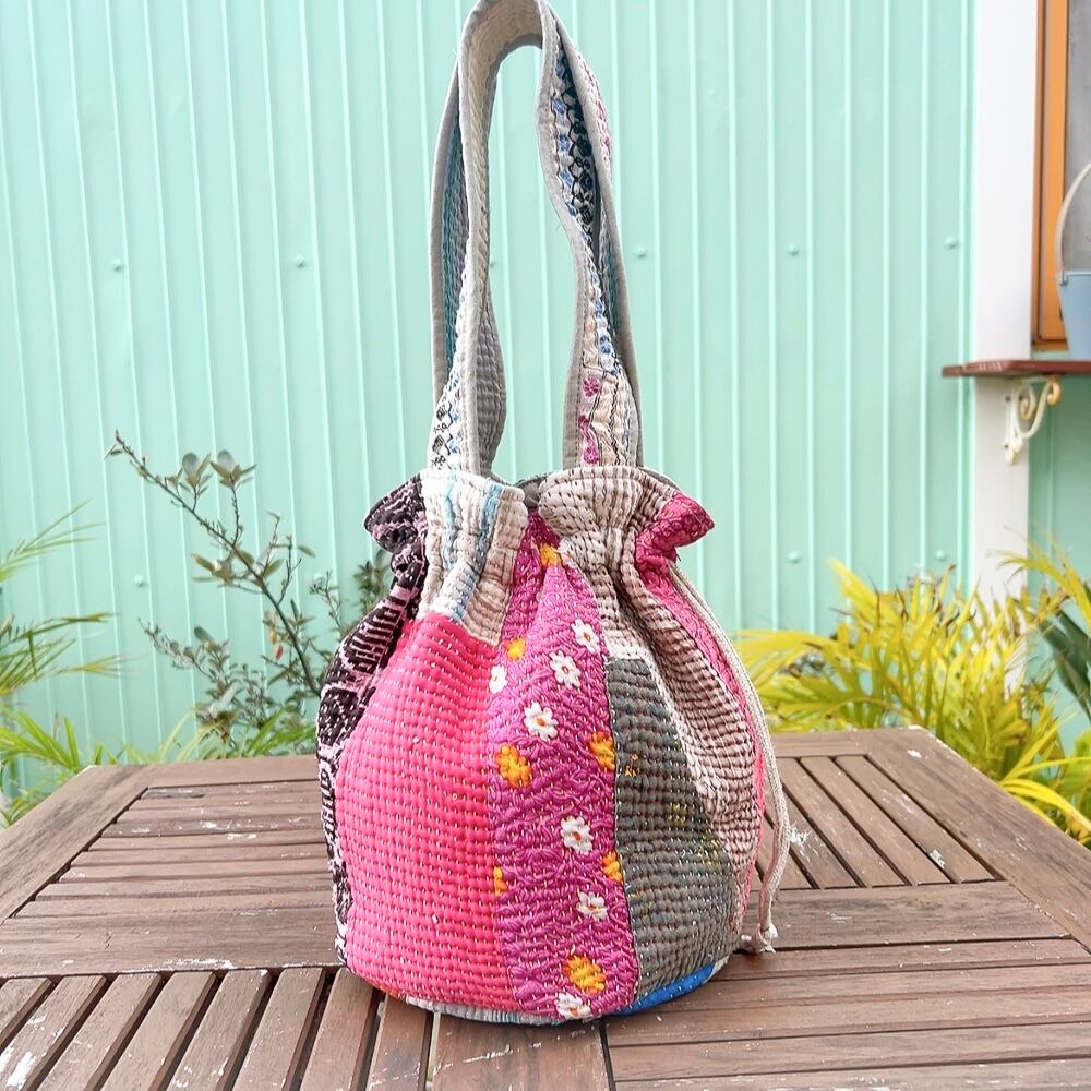 巾着トートバッグ