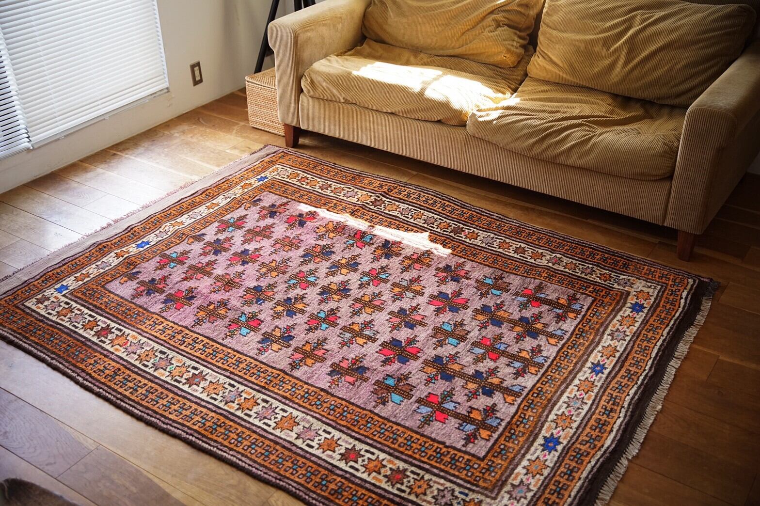 139 -Vintage Taimani rug | 手織りのヴィンテージラグ専門店 | Bahr