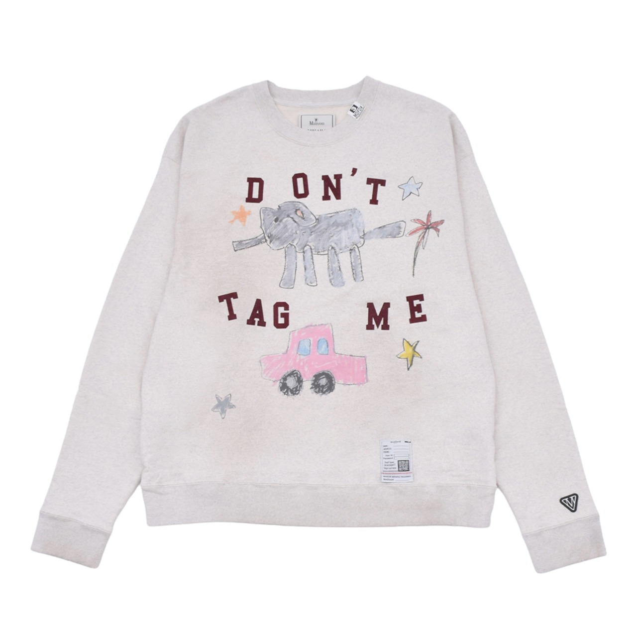 【Maison MIHARA YASUHIRO】KIDS DOODLE SWEAT PULLOVER - 1