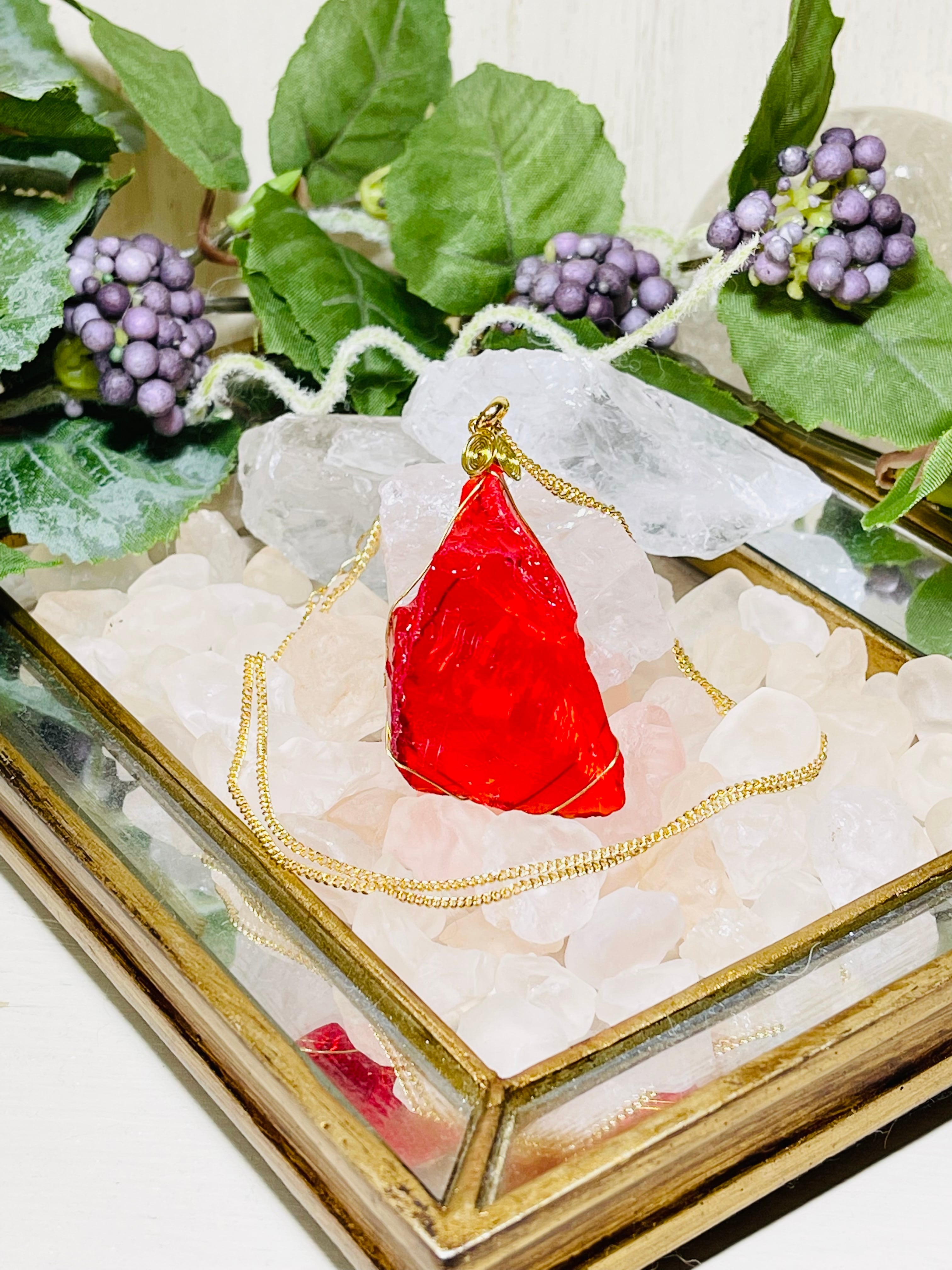 アンダラクリスタル〈レムリアンサンライズ〉赤 送料無料 購入